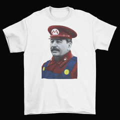 Super Mario Joseph Stalin T-Shirt Unisex Adult Cotton Sizes Nintendo Switch New