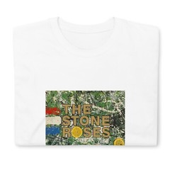 THE STONE ROSES Debut Album Black/White/Navy Short-Sleeve Unisex T-Shirt