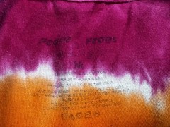 Peace Frogs Shirt Mens Medium Tie Dye Back In The Day Hippie Graphic Tee T-Shirt