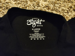 Eighty Eight Mushrooms Weed Cannabis T Shirt Mens XL Black Long Sleeve Crewneck