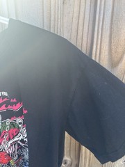 Warren Lotas Hollywood Is A Nightmare Graphic Black T-Shirt Size Medium