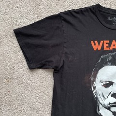 Halloween 2 Michael Myers Wear A Mask Shirt Black Size Mens XL