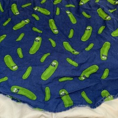 Adult Swim Rick & Morty Men’s Juniors Medium 100% Cotton Collared Pickle Rick