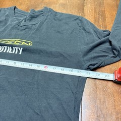 Keen Utility Large Logo T-Shirt Black Organic Cotton Made in USA Long Sleeves