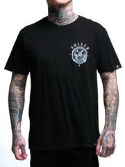 Sullen Men’s Rosales Short Sleeve Premium T-shirt Tattoo Day of Dead Train Tee