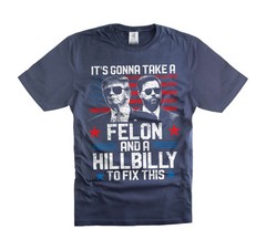 Trump Vance Shirt Felon Hillbilly Shirt Funny Political Gifts Republican Gifts