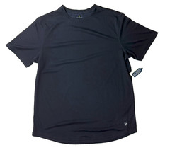 Vively Men’s Large T Shirt Made in Lesotho Navy Blue NWT Athletic