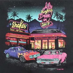 John Galt T Shirt Als Burgers Dine In Retro Medium M