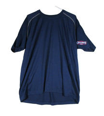 CSG Champs Sports Gear Mens Basic T-Shirt Crew Neck Short Sleeve Size L Blue