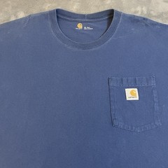 Carhartt Pocket T-Shirt Men’s XL Tall Blue Original Fit Workwear Outdoors Worker