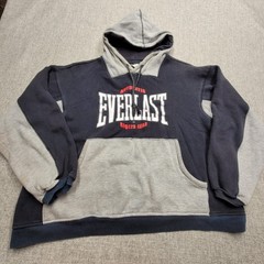 VINTAGE 90s Everlast Crop Top Long Sleeve Boxing Sweatshirt Size XL Athletics