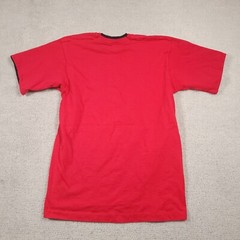 Vtg Fruit of the Loom T-Shirt Mens Medium Two Toned Red Black Single Stitch USA
