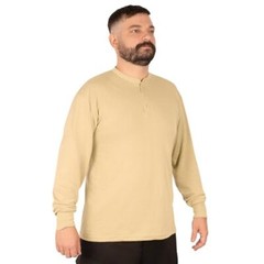 Rothco Desert Sand Long Sleeve Henley T-Shirt 21035 – L