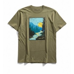 Life is Good “Soak It In” Army Green Men’s Crusher tee Casual weekend size M