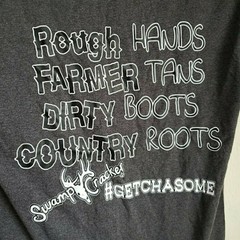 Swamp Cracker Shirt Mens Small Gray Country Roots Hunting Deer Graphic Tee