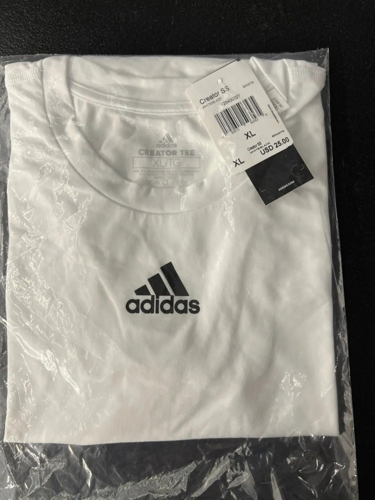 Adidas Creator SS T-Shirt White Black XL New Multiple Available