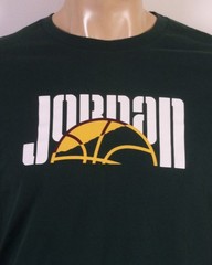 EUC Nike Air Jordan Jumpman LS T-Shirt Spell Out Logo SZ M