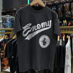 1991 Public Enemy Crosshair Aged T-Shirt Black S