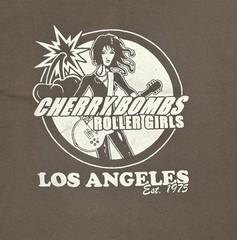 Vintage Cherry Bombs Roller Girls Los Angeles Men’s T Shirt Tee Gray 2XL