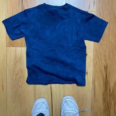 Vintage Y2k 2009 The Mountain Leather Tag Dragon Skull Blue T-Shirt Size Medium