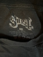 Ghost Cardinal Copia T Shirt Size Medium Black Official Merchandise USED GOOD