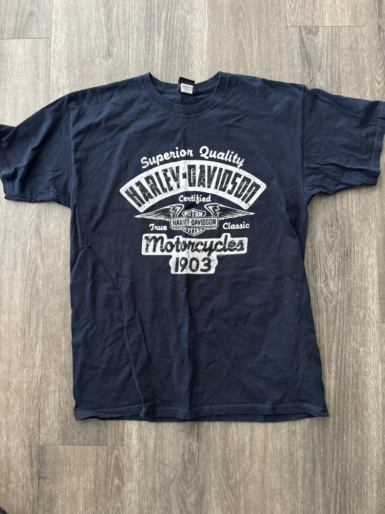Harley-Davidson Chandler Arizona Graphic Navy Crew Neck Men’s T-Shirt L