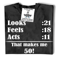 50th Birthday t shirt Funny Fifty fiftieth Birthday T-Shirt
