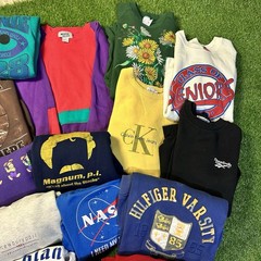 Vintage Y2K Emo Crewneck Sweatshirt Cartoon 90s 00s Retro Bulk Mixed Lot Of 21x