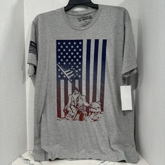 Vintage Rags Of Honor Gray SS T Shirt XL NWT