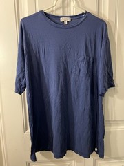 Peter Millar Seaside Collection Blue Pocket T Shirt Size XL