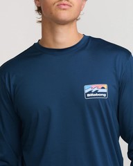Billabong Runner Loose Fit Long Sleeve Surf Tee Navy sz Extra Large NWT