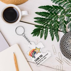 12 Pcs Motivational Star Keychain Bulk, End of Year Student Gifts from Teache…
