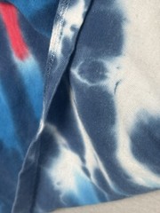 Sundog Hand Dyed Tee Mens L Lg Blue Tie Die Fastpitch 09 Summer Hippie Punk 4166