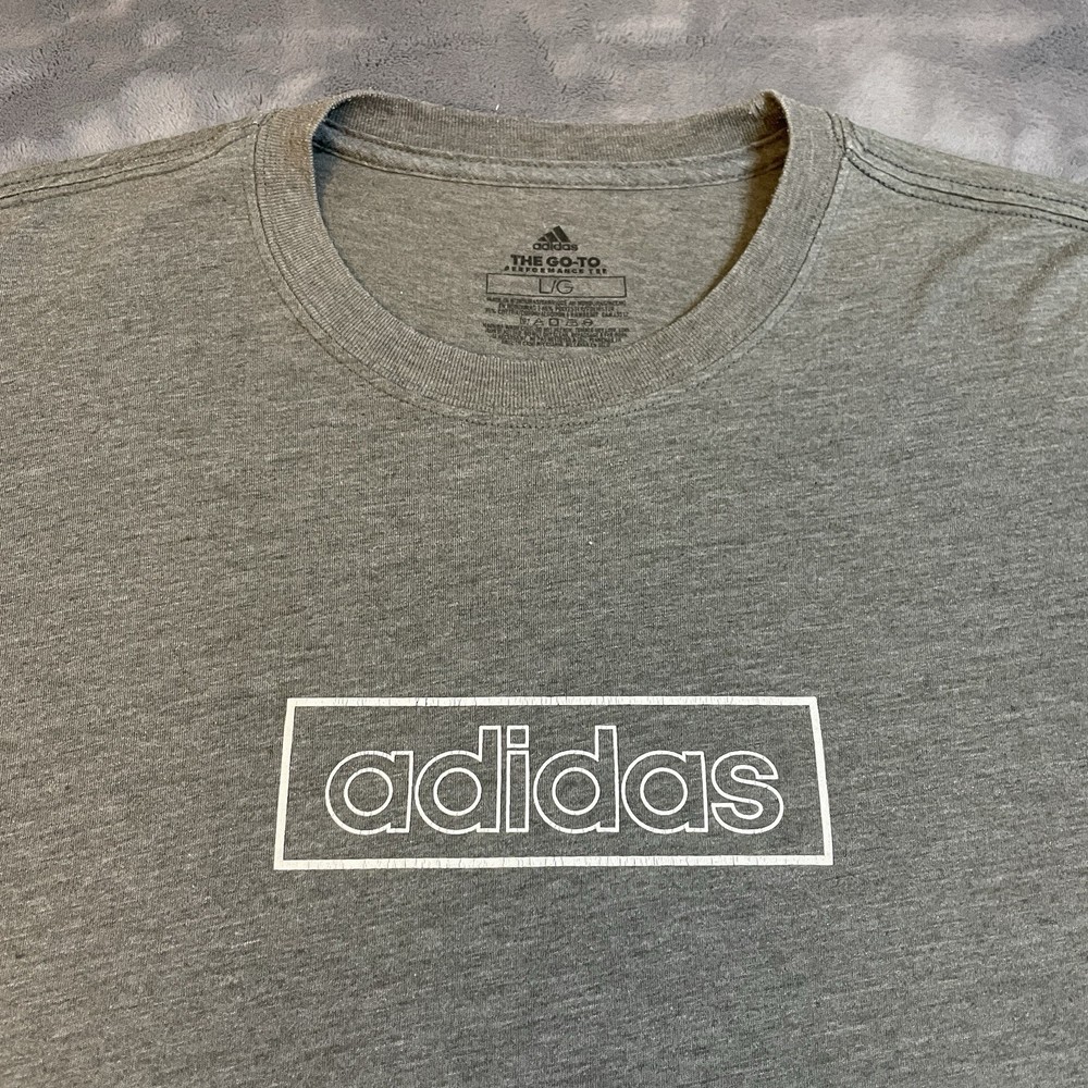 adidas Climalite Long Sleeve Go-To Performance T-Shirt Men’s Large Athletic Gear
