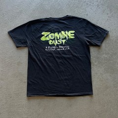 Three Floyds Brewing Shirt Size Large Black Zombie Dust Pale Ale Beer Munster In