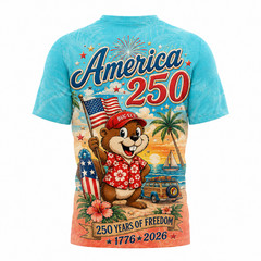 Buc-ees 250th Anniversary America, 250th years of Freedom with Summer Vibes Tee