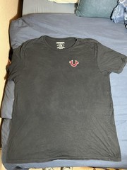 True Religion Black Graphic Logo Short Sleeve T-Shirt XXL