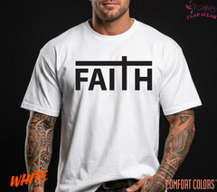Unisex Faith Cross Christian T-Shirt, Men T shirt,Women T shirt Gift ReligionTop