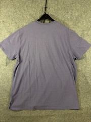 Eddie Bauer Henley T-Shirt Mens XL Purple Cotton Short Sleeve 1/4 Button NWT