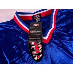 Puerto Rico Utopia Jersey Shirt V Neck Mens XL White Embroidered Y2K VTG NWT