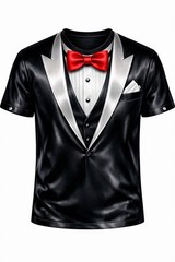 Digital Remains Tuxedo Shirts