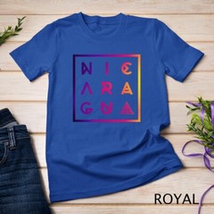 Colorful Geometric Nicaragua Premium T-Shirt Unisex T-shirt