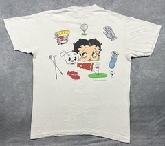 Vintage 1993 Betty Boop Golf White T-Shirt Size L