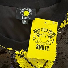 Any Old Iron X Smiley Men’s Sequin Sweatshirt XL