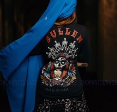 Sullen Art Collective Santa Muerte 1 Ton Tee SCM7042 Short Sleeve Men`s T-shirt