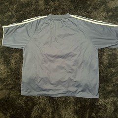 Aelfric Eden Contrast Color Soccer Jersey Grey And White Side Medium