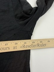Icebreaker Shirt Mens Medium Black 150 Merino Wool Long Sleeve Graphic Tee