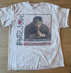 Poetic Justice Tupac Shakur T-Shirt Beige Size M 2Pac Graphic Y2K Rap Tee