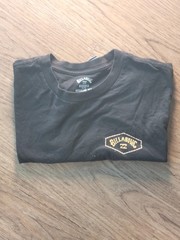 Billabong Men’s Black Graphic Logo Crew Neck Short Sleeve Cotton Knit Tee XL