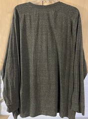 Apt.9 Premier Flex Stretch Henley Shirt Men’s 4XB Soft Touch Long Sleeve Brown